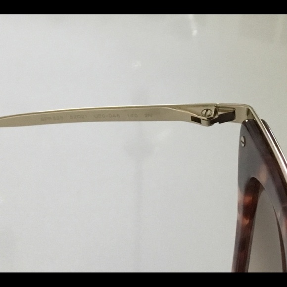 PRADA CAT EYE SUNGLASSES COLOR HAVANA . - Picture 9 of 15